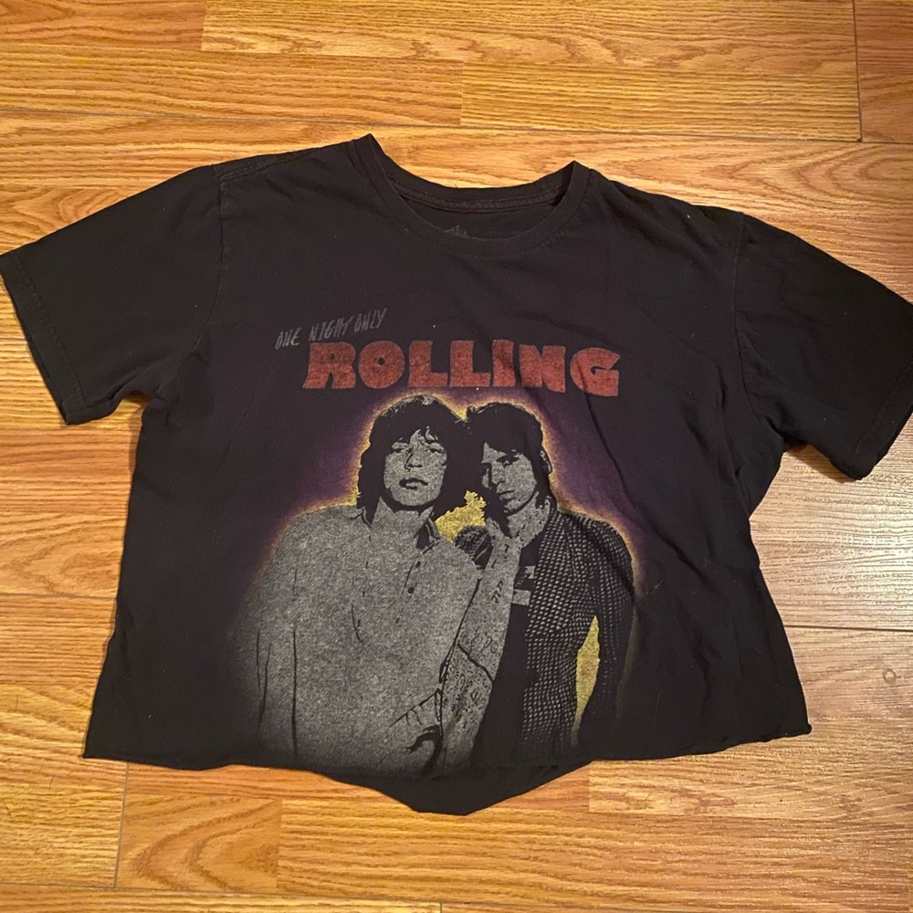 Rolling Stones crop top